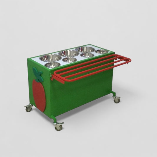 Chilled salad trolley
