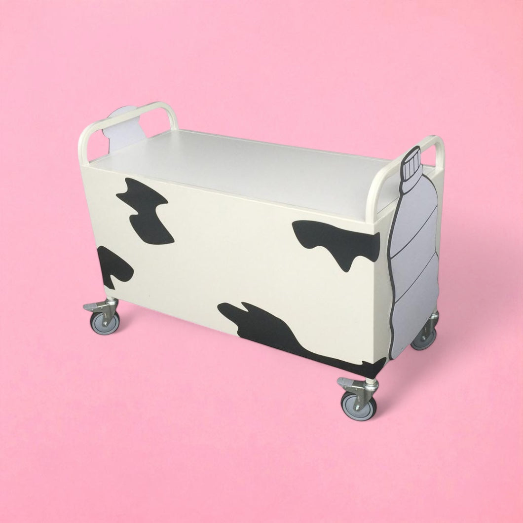 Mobile milk trolley