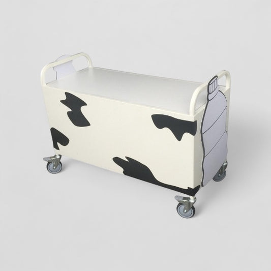 Mobile milk trolley