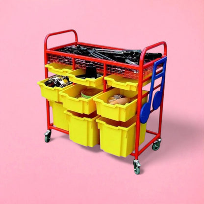 Instrument storage trolley