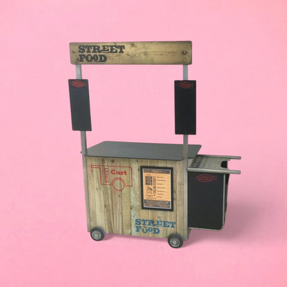 Street food cooking trolley