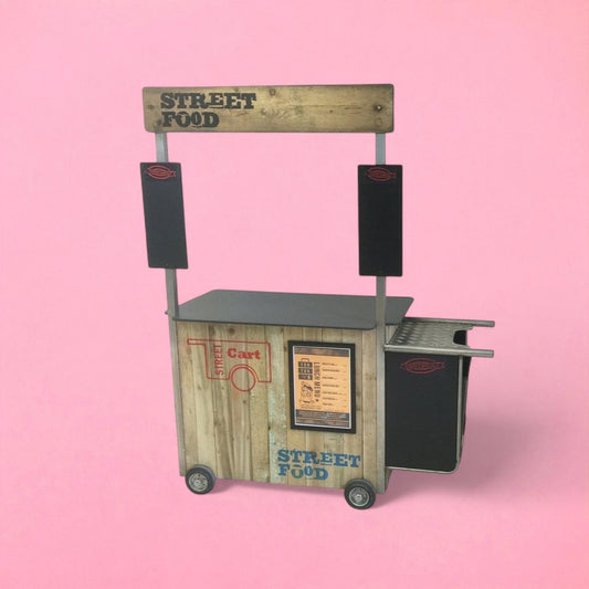 Street food cooking trolley