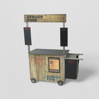 Street food cooking trolley