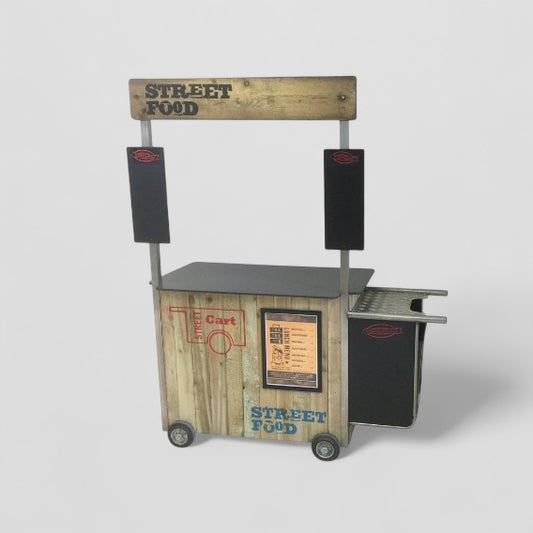 Street food cooking trolley