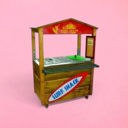 Surf shack food & drink serving bar