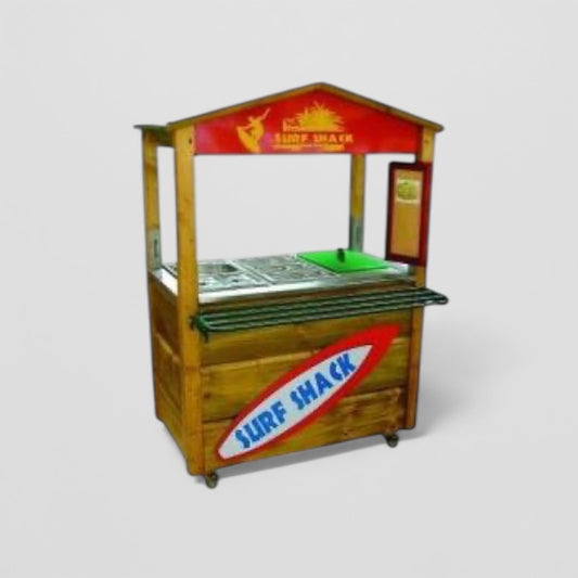 Surf shack food & drink serving bar