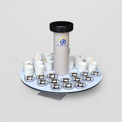 Rotating tasting station