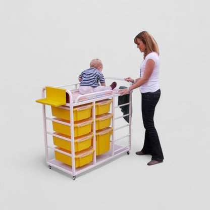 Large toddler change unit