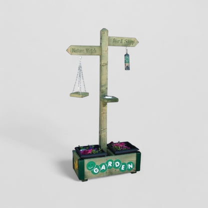 Bird feeding station