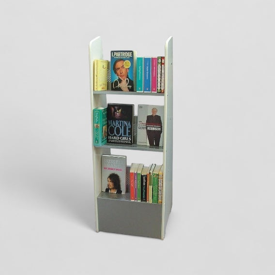 3 shelf book display