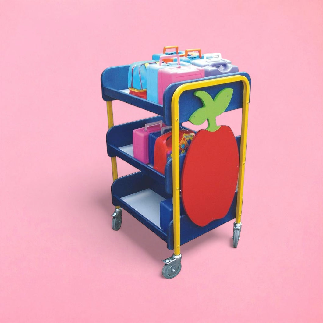 Double sided 30 lunch box trolley