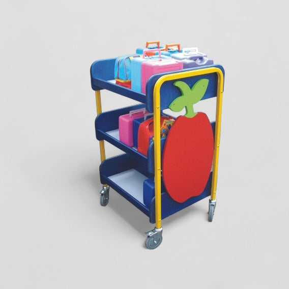 Double sided 30 lunch box trolley