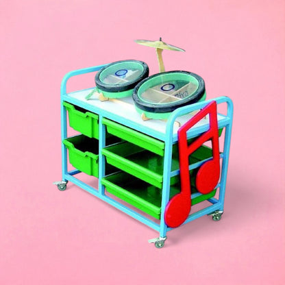 Small musical instrument trolley
