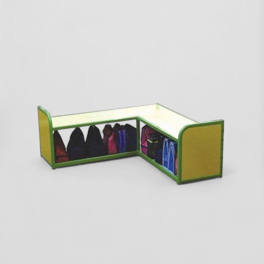 Modular cloakroom corner unit