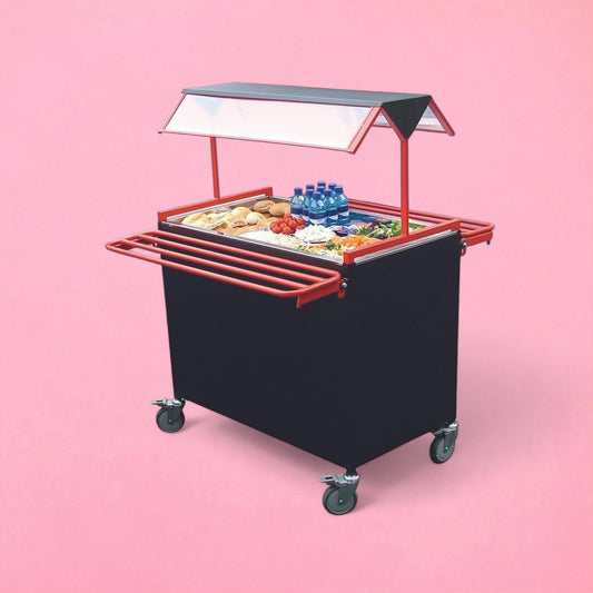 Double sided salad bar