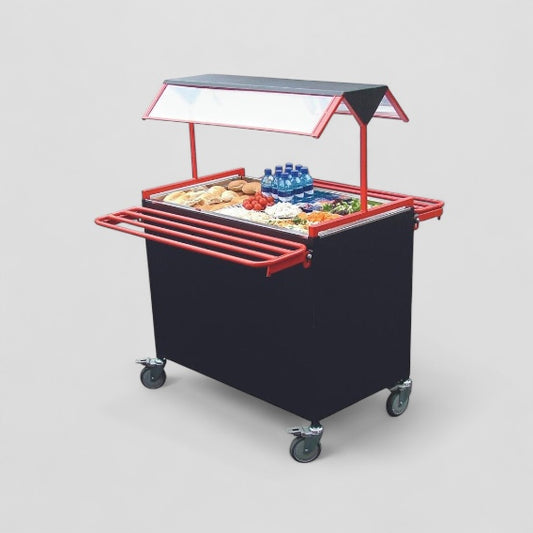 Double sided salad bar