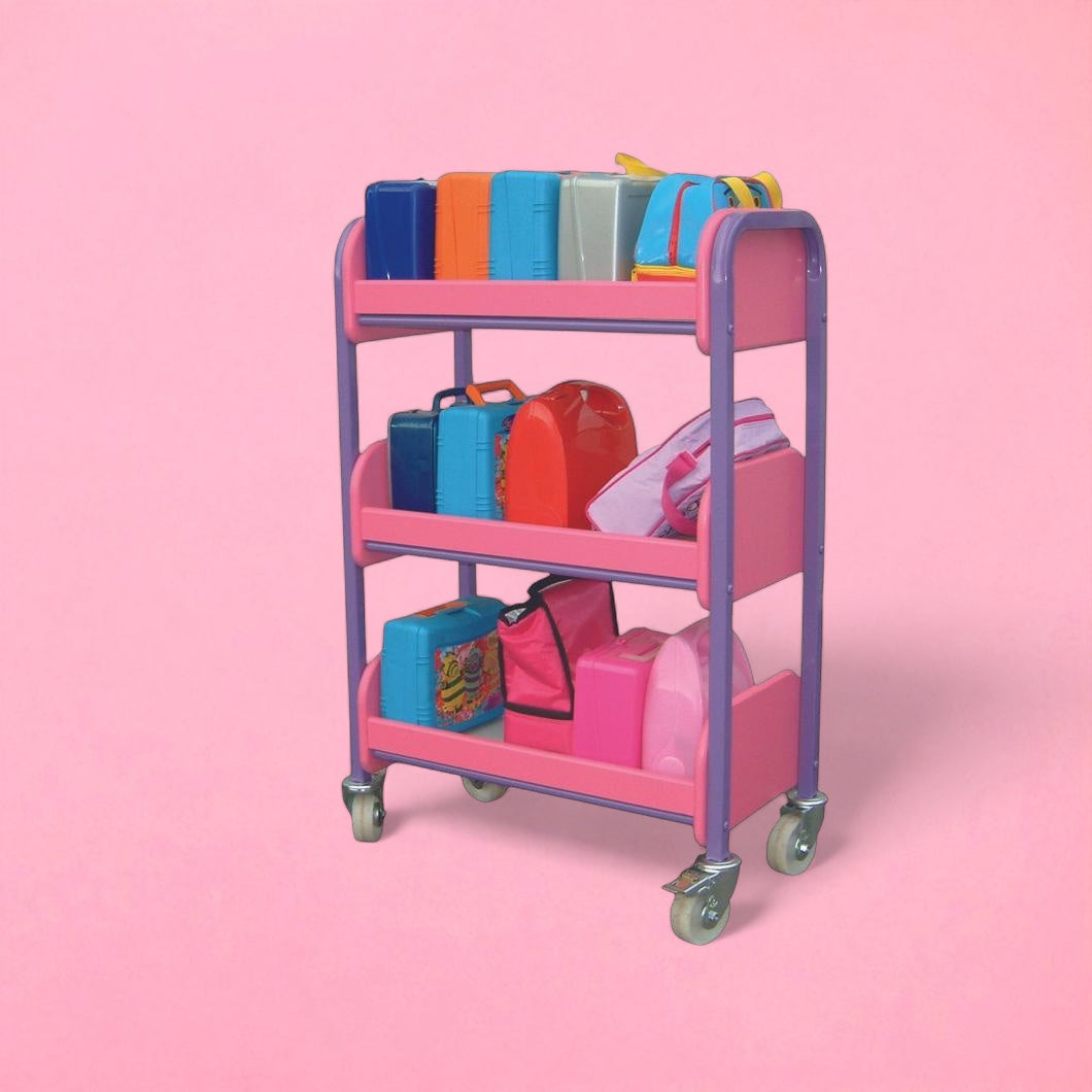Compact 15 lunch box trolley