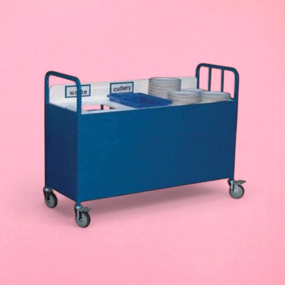 Standard metal collection trolley