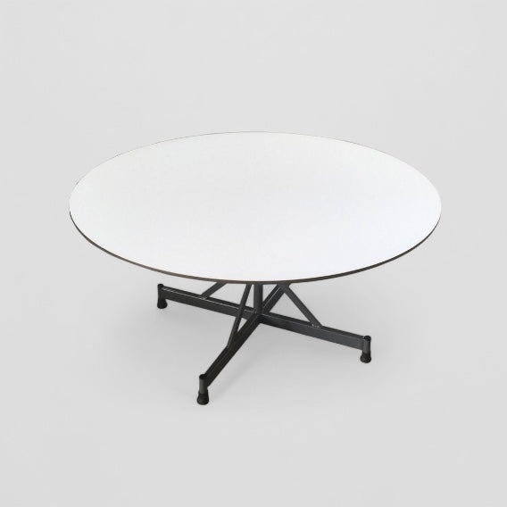 Rotating round work desk