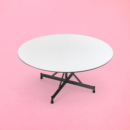 Rotating round work desk