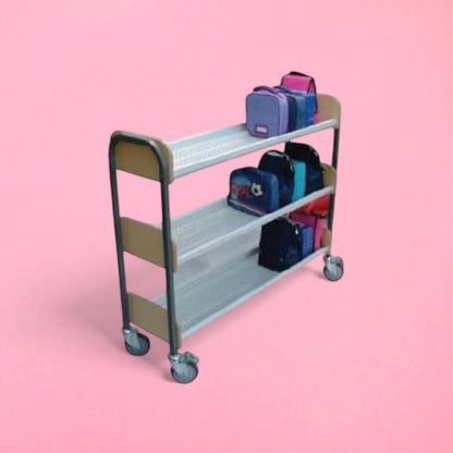 Basic three tier lunchbox trolley 30 lunch boxes