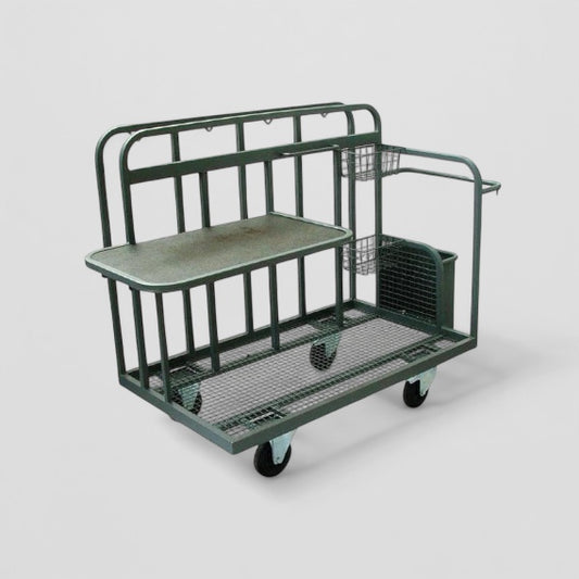 Garden centre shelf trolley