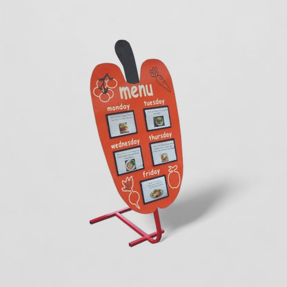 The pepper school menu board