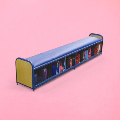 Modular cloakroom lunchbox bench