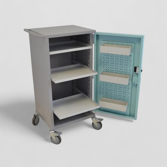 6 hoop medical trolley