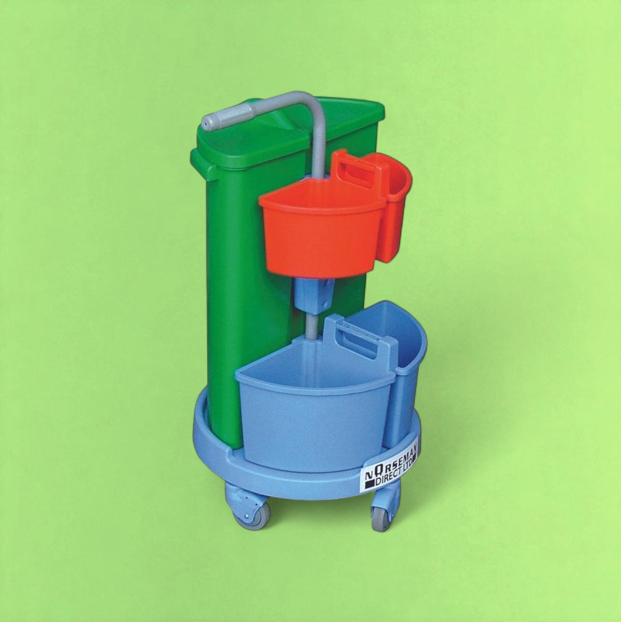 Multi function cleaning trolley