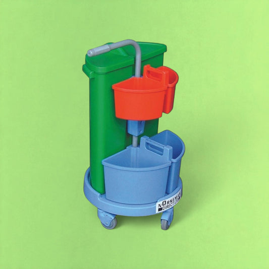 Multi function cleaning trolley