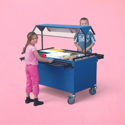 Double sided primary salad bar