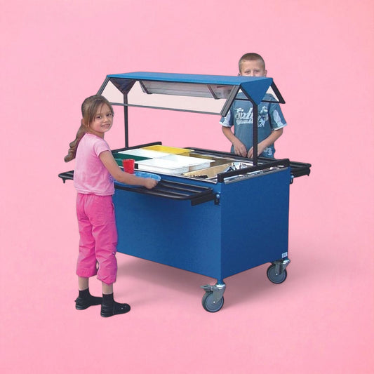 Double sided primary salad bar