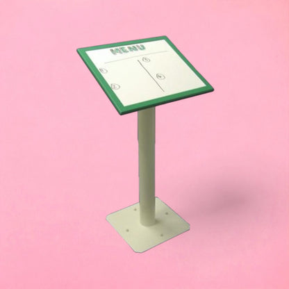 Standard post display sign