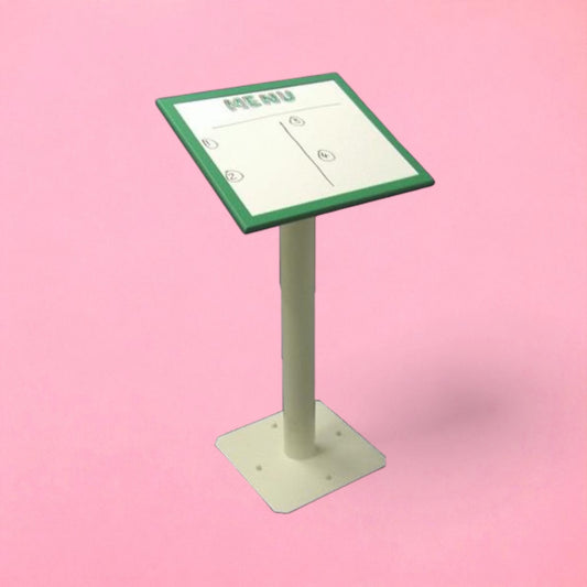 Standard post display sign