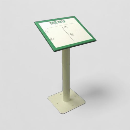 Standard post display sign