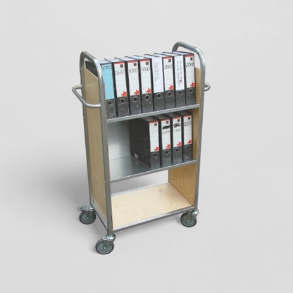 3 shelf trolley with flat base