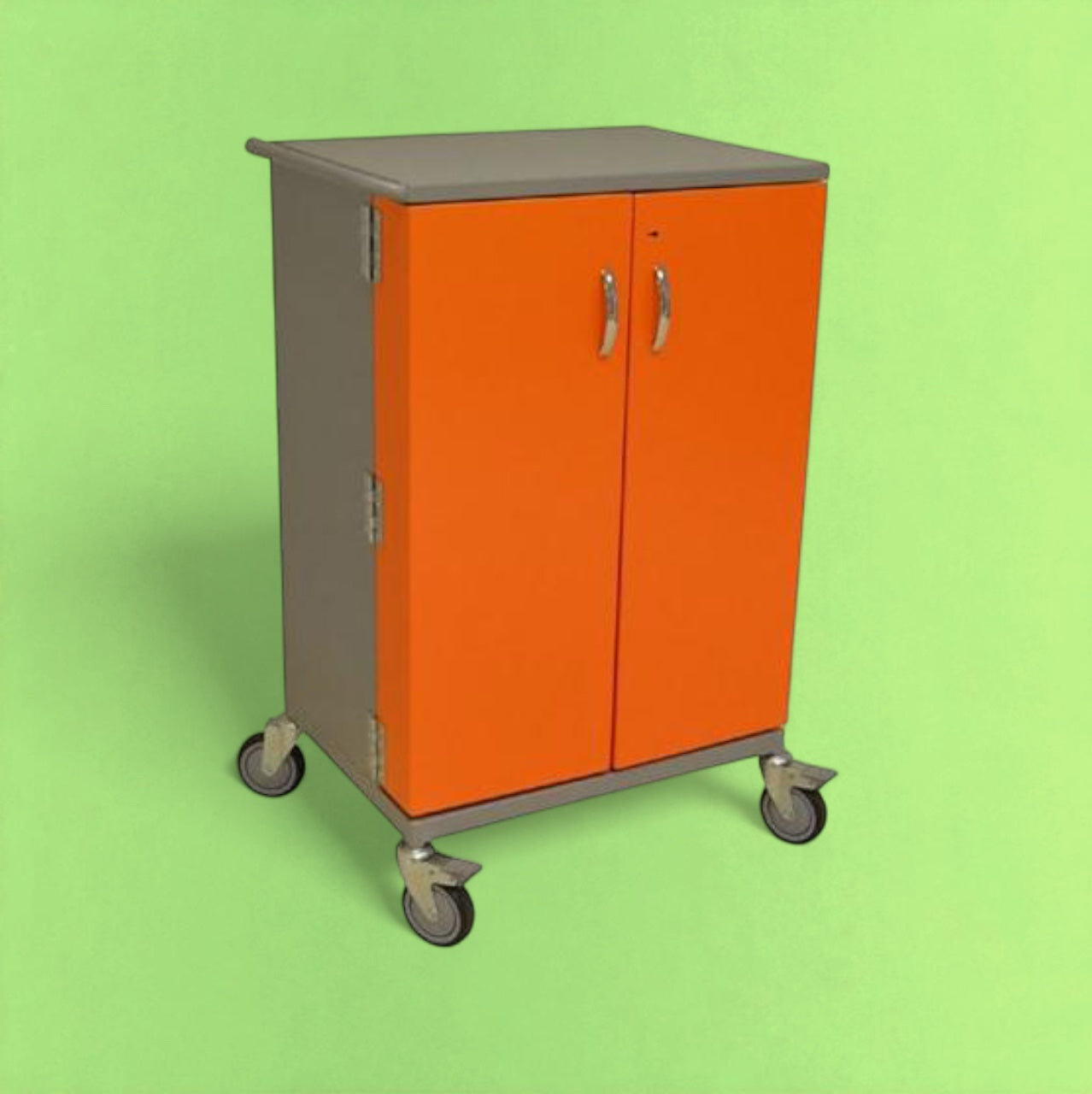 Mds locking meds aluminium trolley