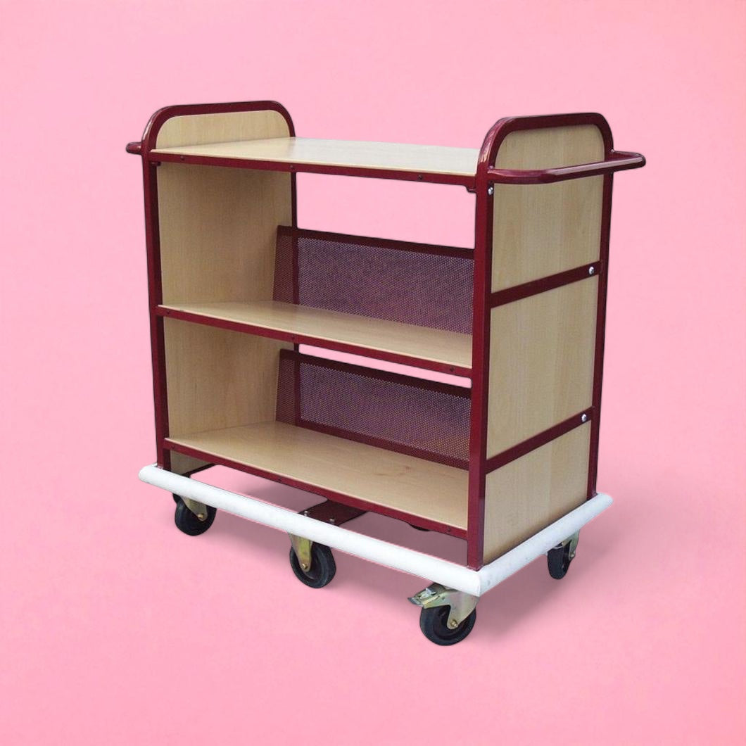 6 wheel buffered arrow trolley