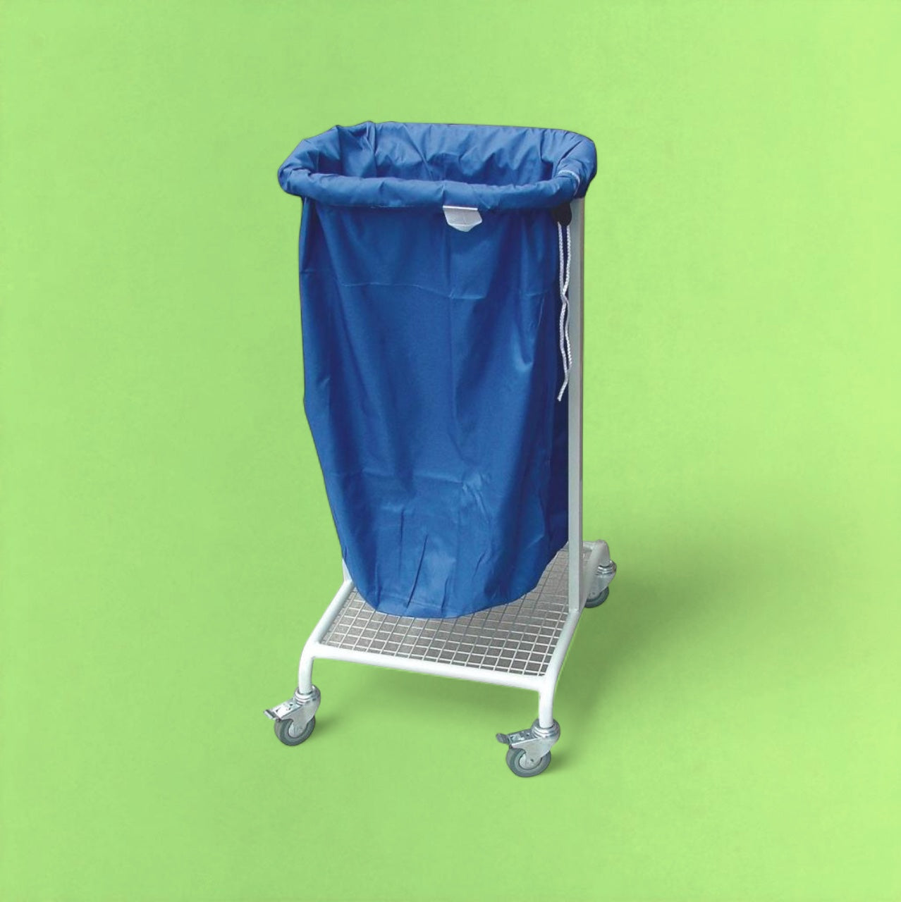 Single bag laundry trolley