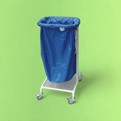 Single bag laundry trolley