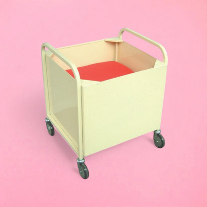 Metal book return bin