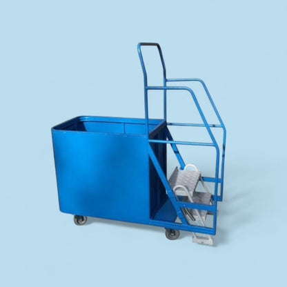 Spring box step trolley