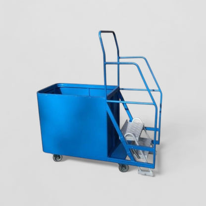 Spring box step trolley