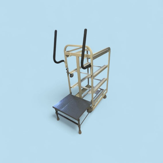 Single step picking trolley