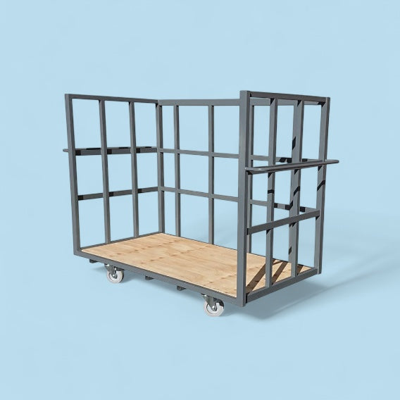 Large warehouse trolley