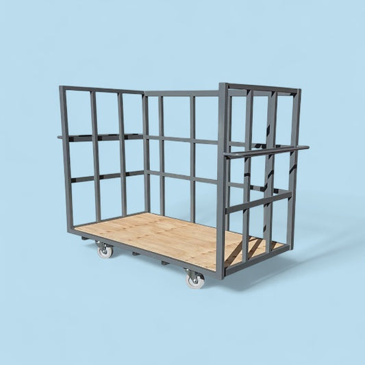 Large warehouse trolley