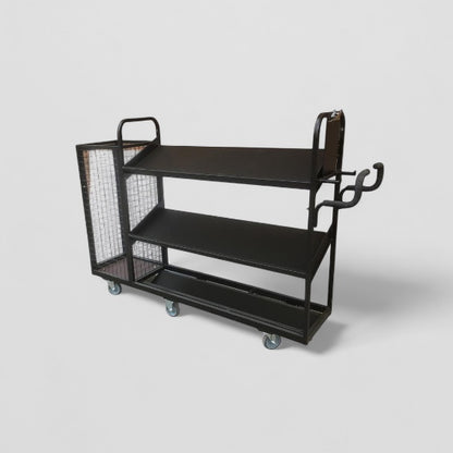 Picking trolley with cage