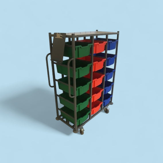 Coloured tote trolley
