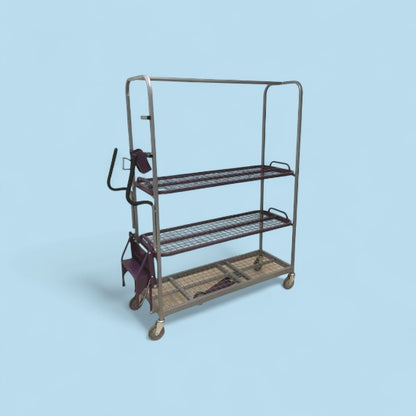 Clothes rail step trolley